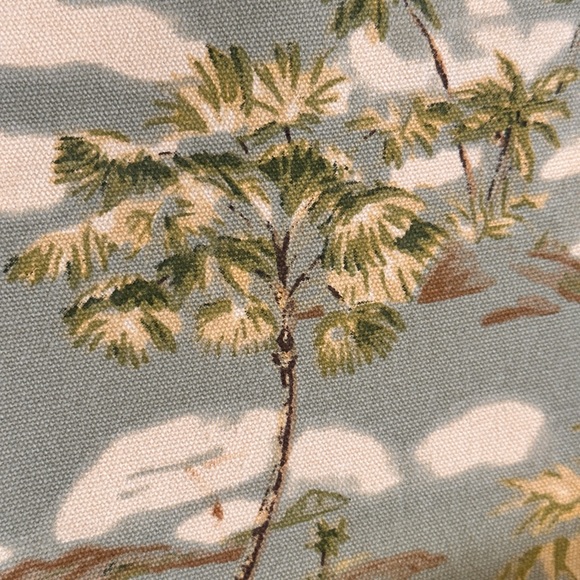 Fossil Tropic Canvas Leather Basketweave Purse - Picture 7 of 8